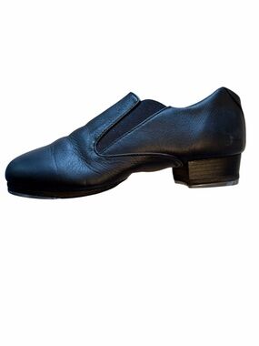 Capezio  Black Slip-On Riff Tap Dance Shoes